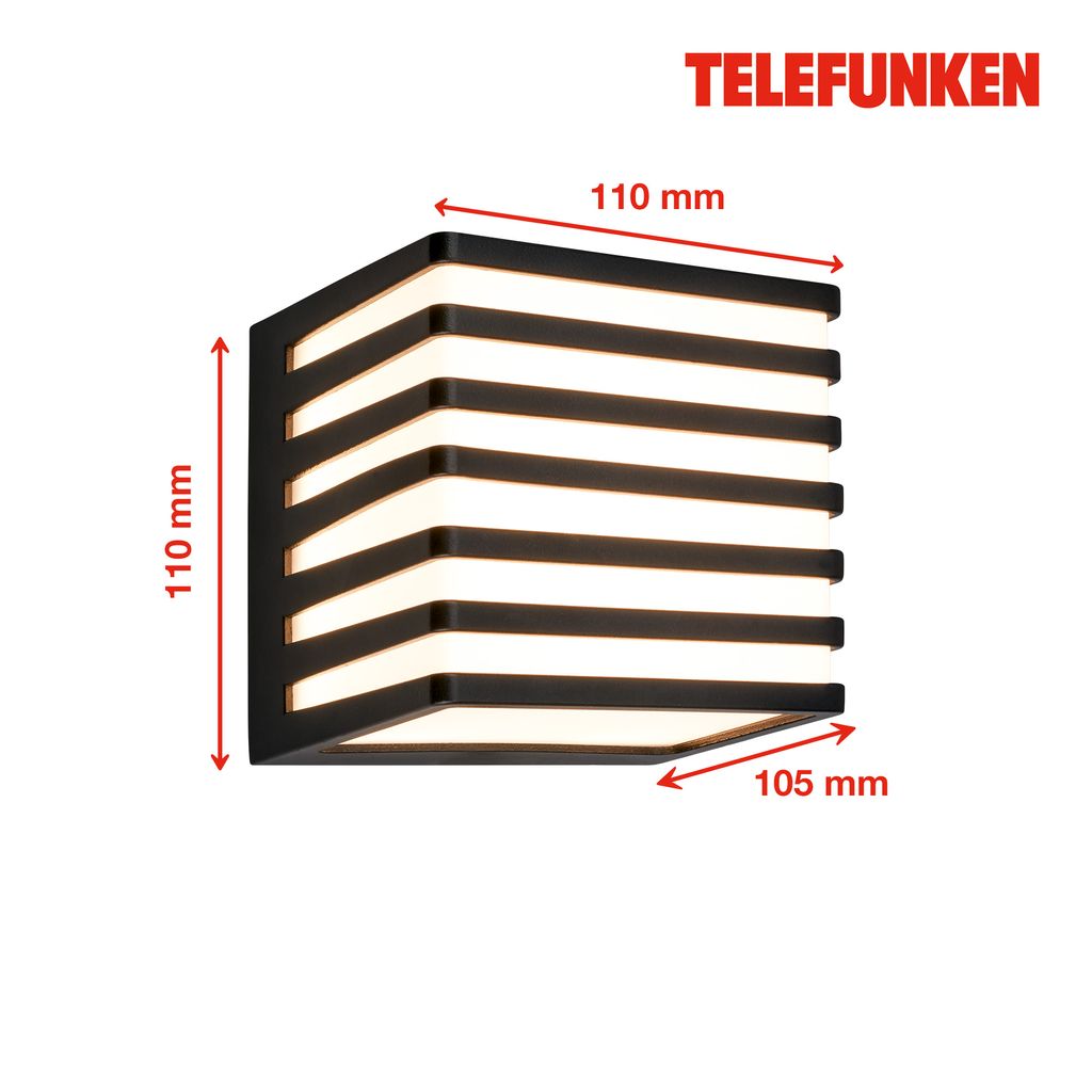 Wandlampe Außen Außenleuchte Außenbeleuchtung Spritzwasser- und Staubschutz 21