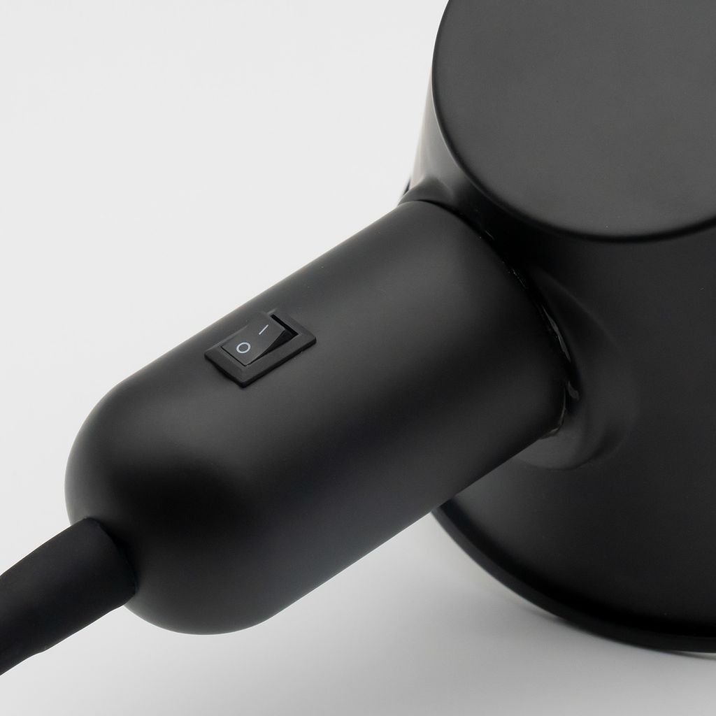 Lampada da tavolo 65 cm 1x exkl. E27 10W nero