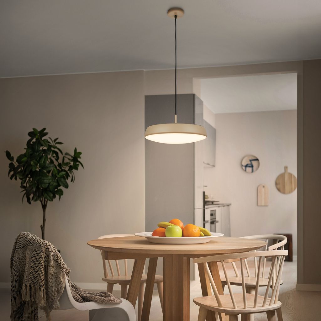 Nala Pendelleuchte - 14,5W, 1800lm, LED, Warmweiß, Anthrazit-Macchiato