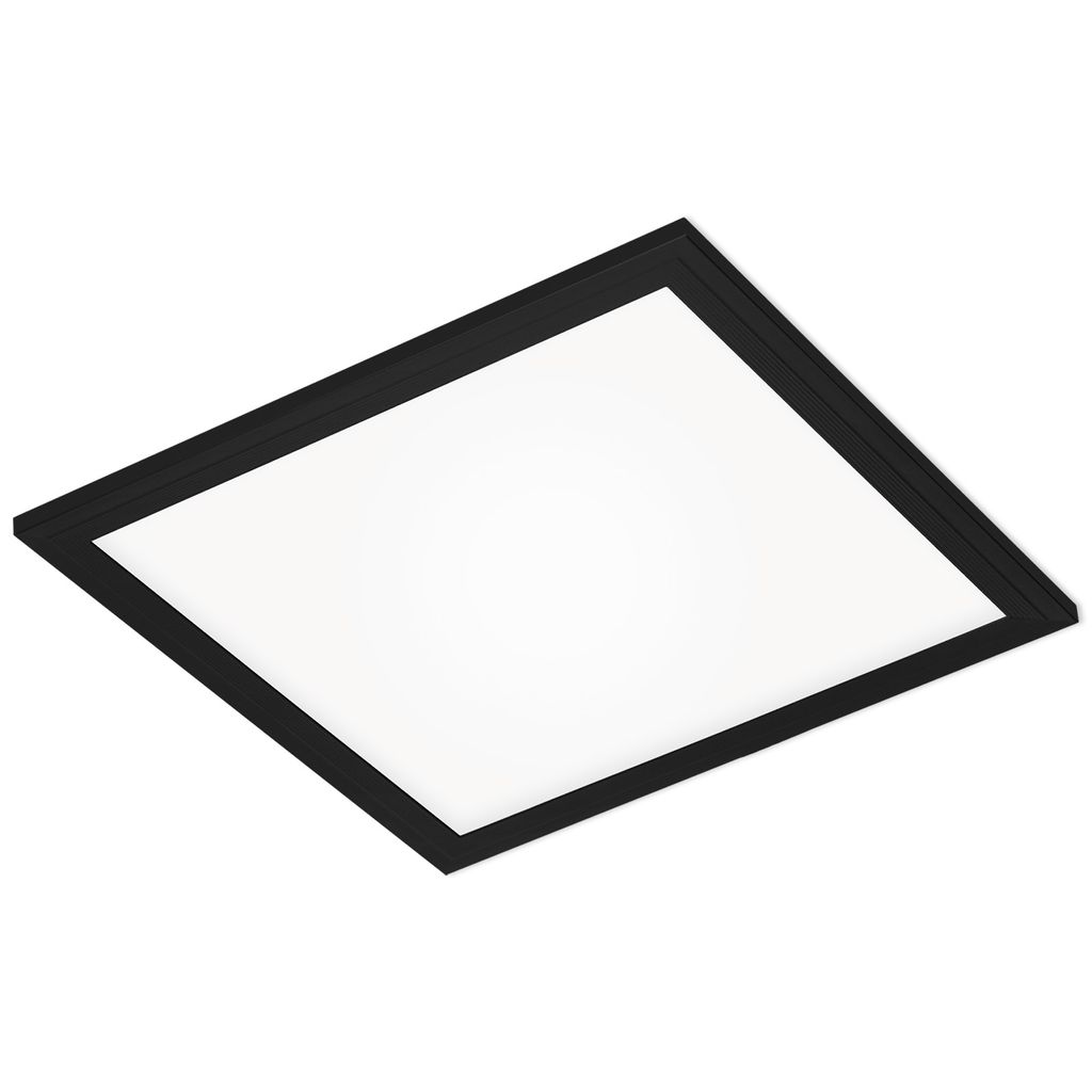 BRILONER Simple LED Panel. Neutralweißes Licht. schwarz. 29.5 x 29.5 x 5.5 cm 0