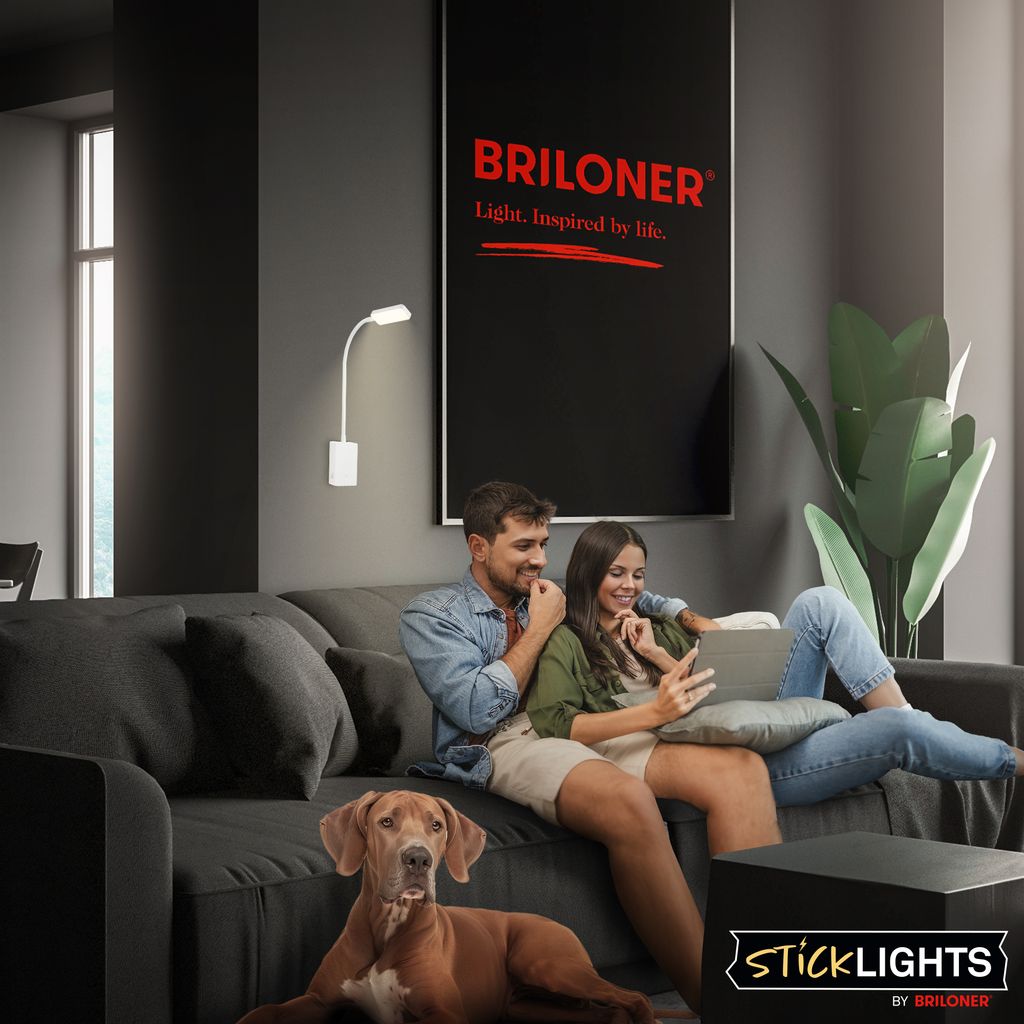 Cielo Leselampe - 2W, 200lm, LED, Akku, Dimmbar, Touch, ohne Stromanschluss, Weiß