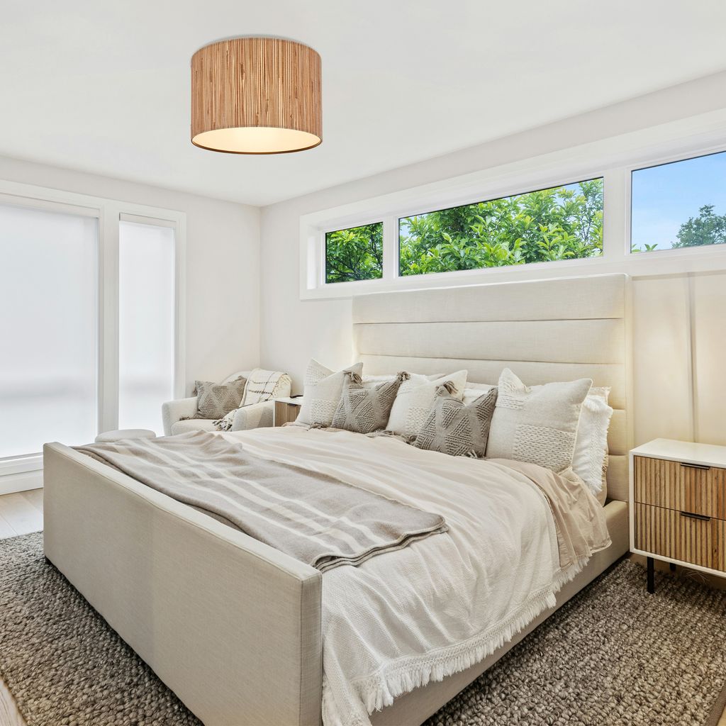 Briloner Slama Deckenlampe. Seegras Schirm. Boho-Stil. E27 Fassung. Natur. Ø35 x 28 cm 5