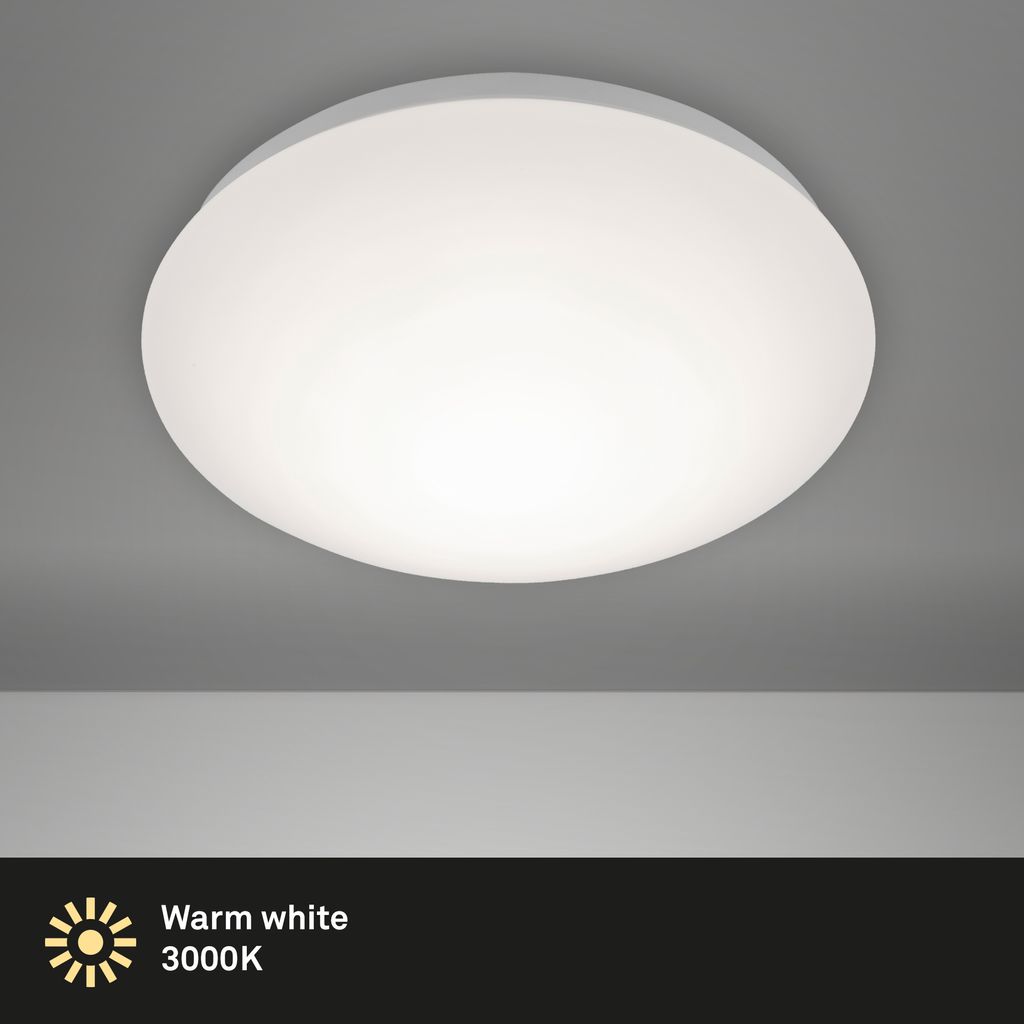 LED Deckenlampe Deckenleuchte 3000K warm weißes Licht 12W Ø28cm Briloner 2