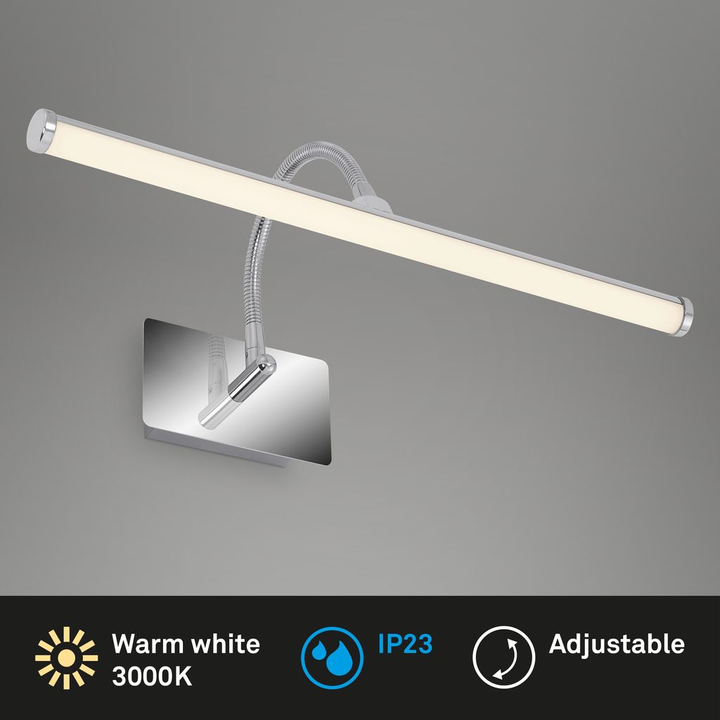 LED Spiegelleuchte 40 cm 5,5W 550lm chrom