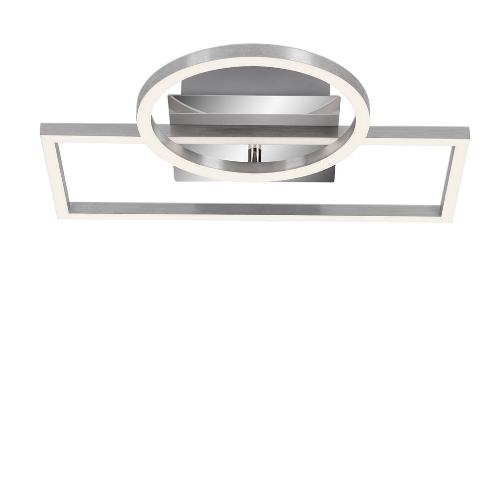 LED Deckenleuchte dimmbar Memoryfunktion drehbar Metall chrom-alu 19.6W Briloner 0