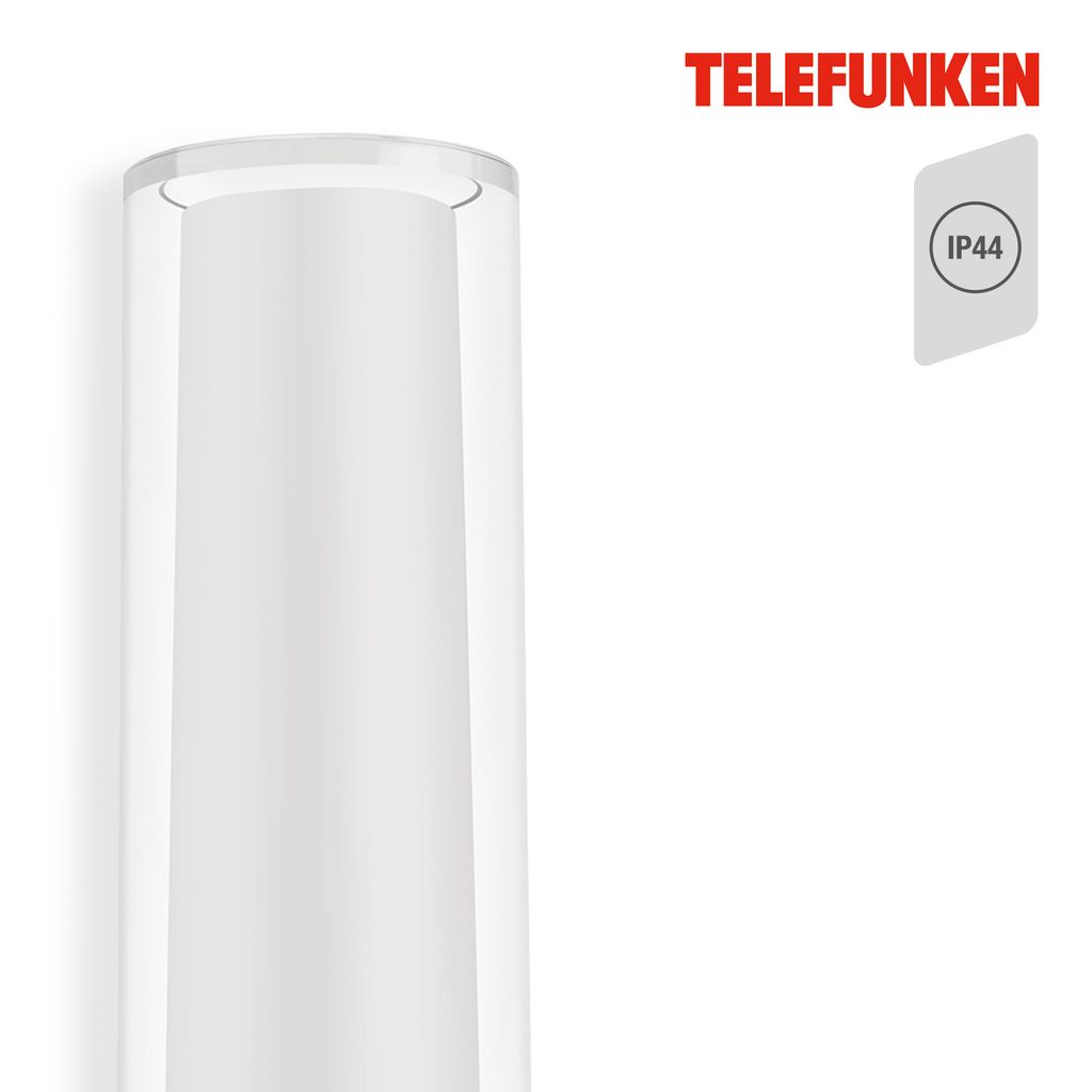 TELEFUNKEN LED Außenleuchte 33,2 cm 8W 850lm weiß