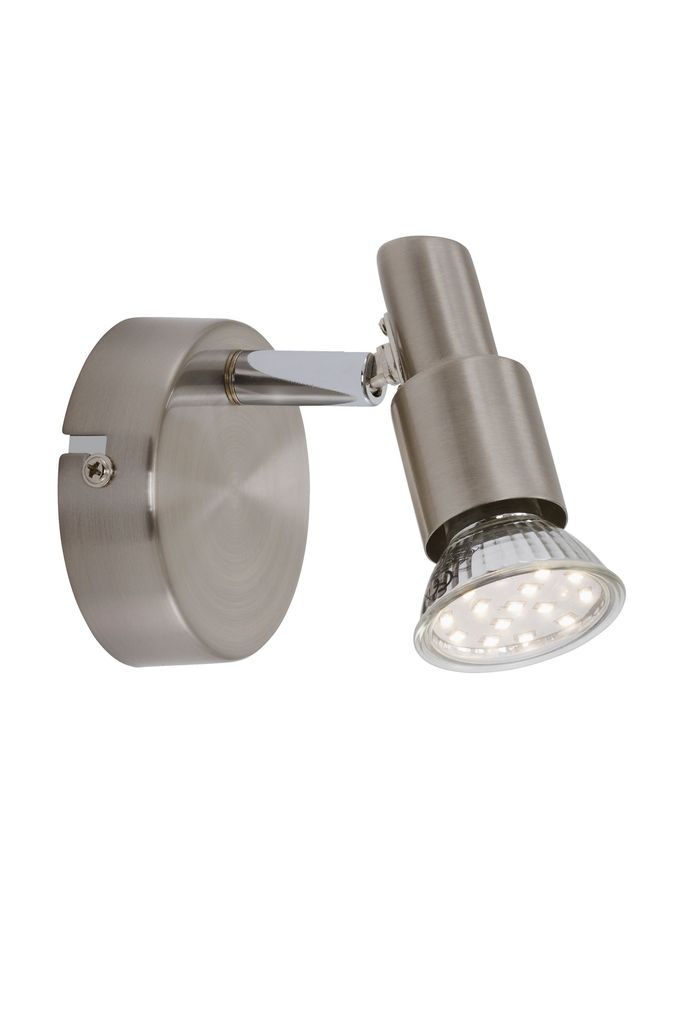 Spotlight Ø 8 cm 1x GU10 3W 280lm mat-nikkel