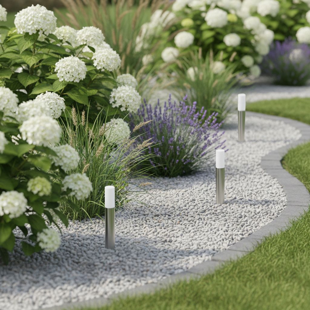 CONNECT TO SHINE Erweiterungsset Junca mit 3er Set LED Wegeleuchten IP44 3