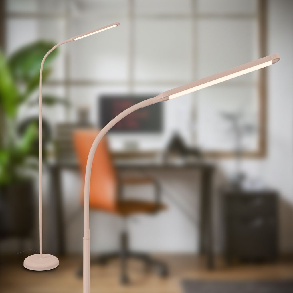 Mura Stehlampe - 6,5W, 600lm, LED, Dimmbar, Touch, Schwenkbar, Beige