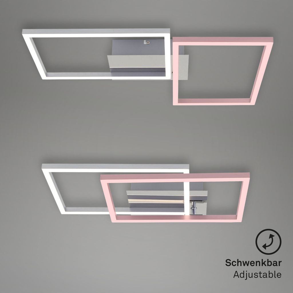 LED CCT Frame 50 cm 2x15W 1650lm chrome