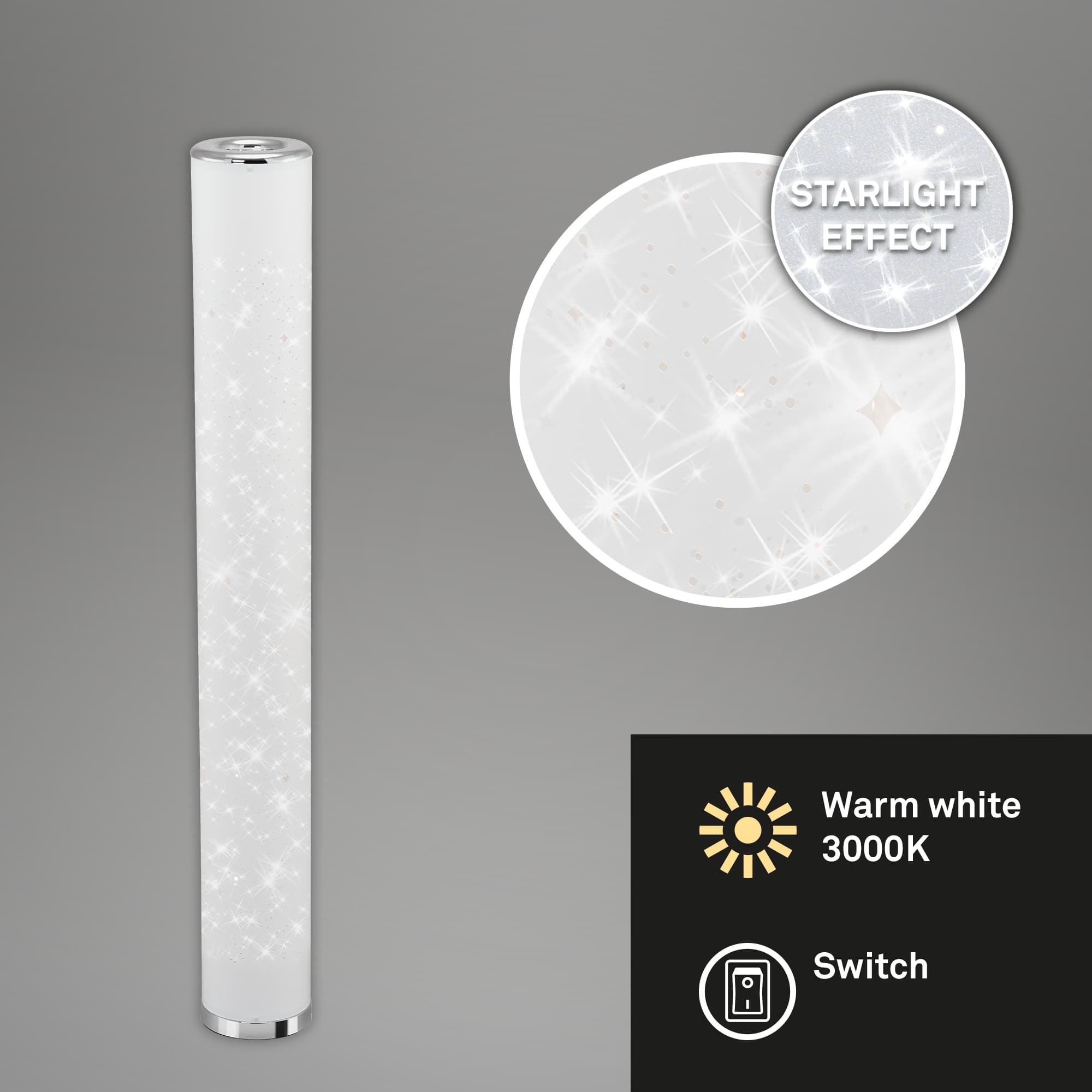 LED Stehleuchte Ø 13 cm 10W 1050lm weiß