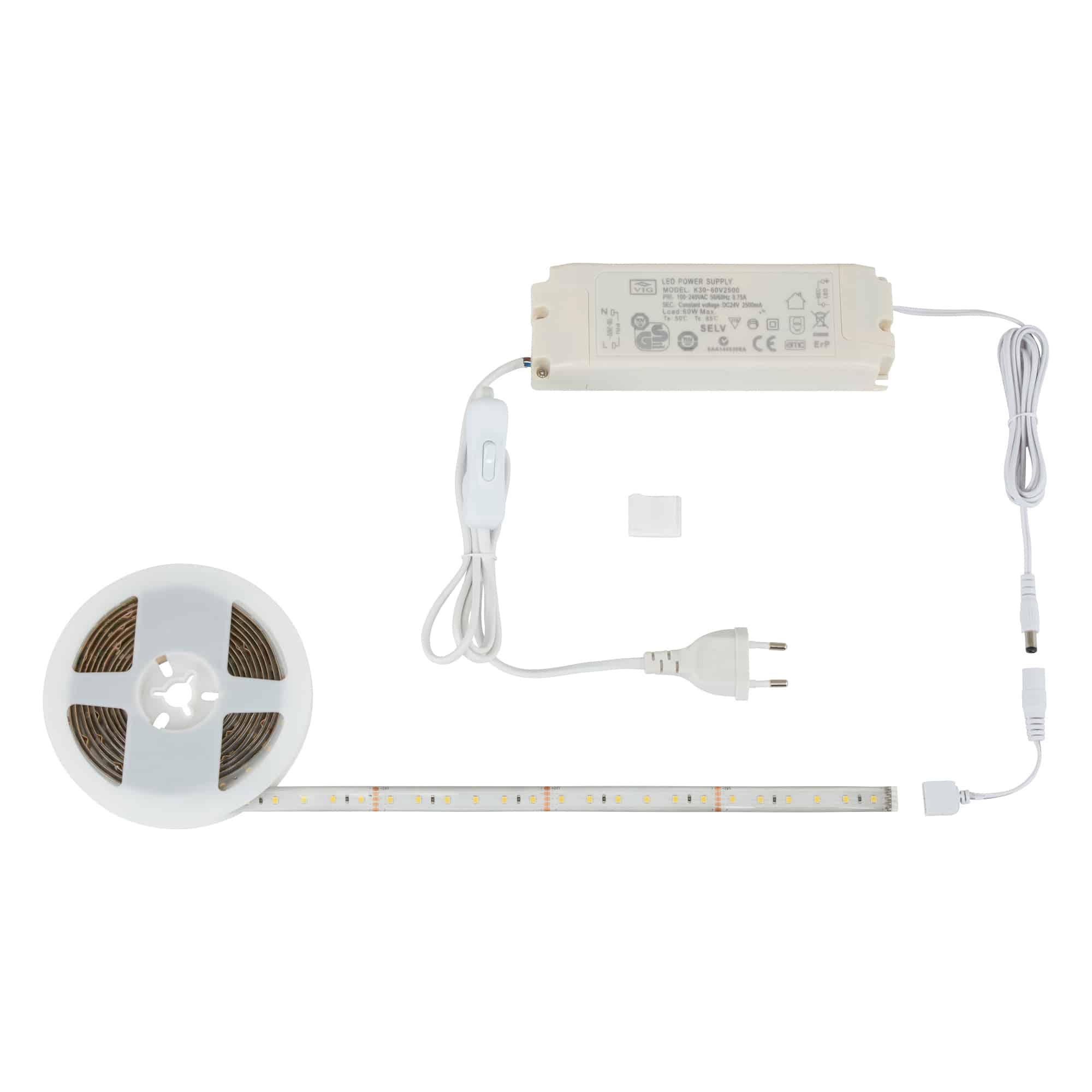 LED Flexband, 3 Meter, 42 W, Silber