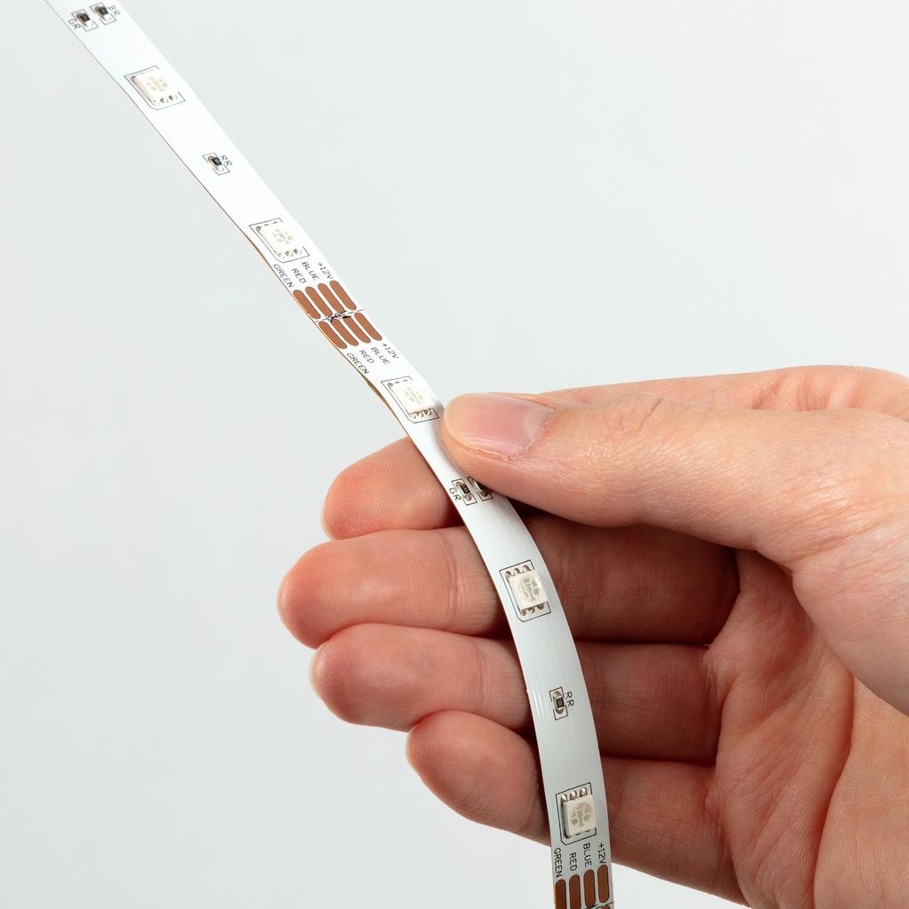 LED Stripe Dimmbar 5 Meter RGB Fernbedienung 24W weiß Kunststoff Briloner 3