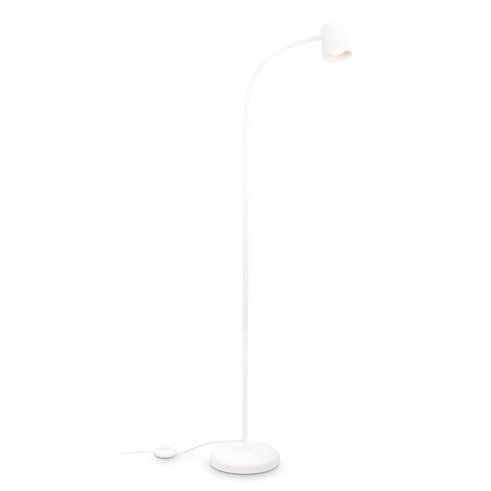 Lampada di supporto, 127,5 cm, 1x GU10, max. 9w, bianco