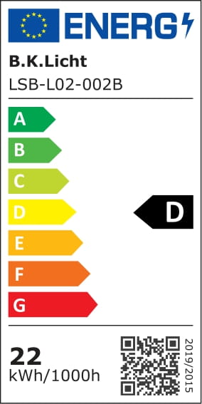 LED Panel 58x20 cm - 22W, 3000lm, dimmbar, Fernbedienung, RGBW, schwarz