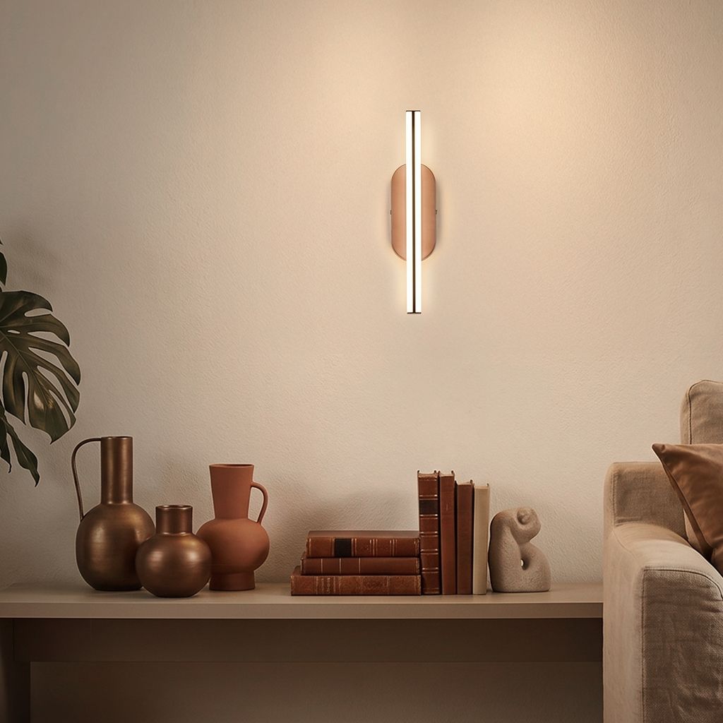 Ruth Wandlampe - 7W, 600lm, LED, Warmweiß, Anthrazit-Bronze Metallic