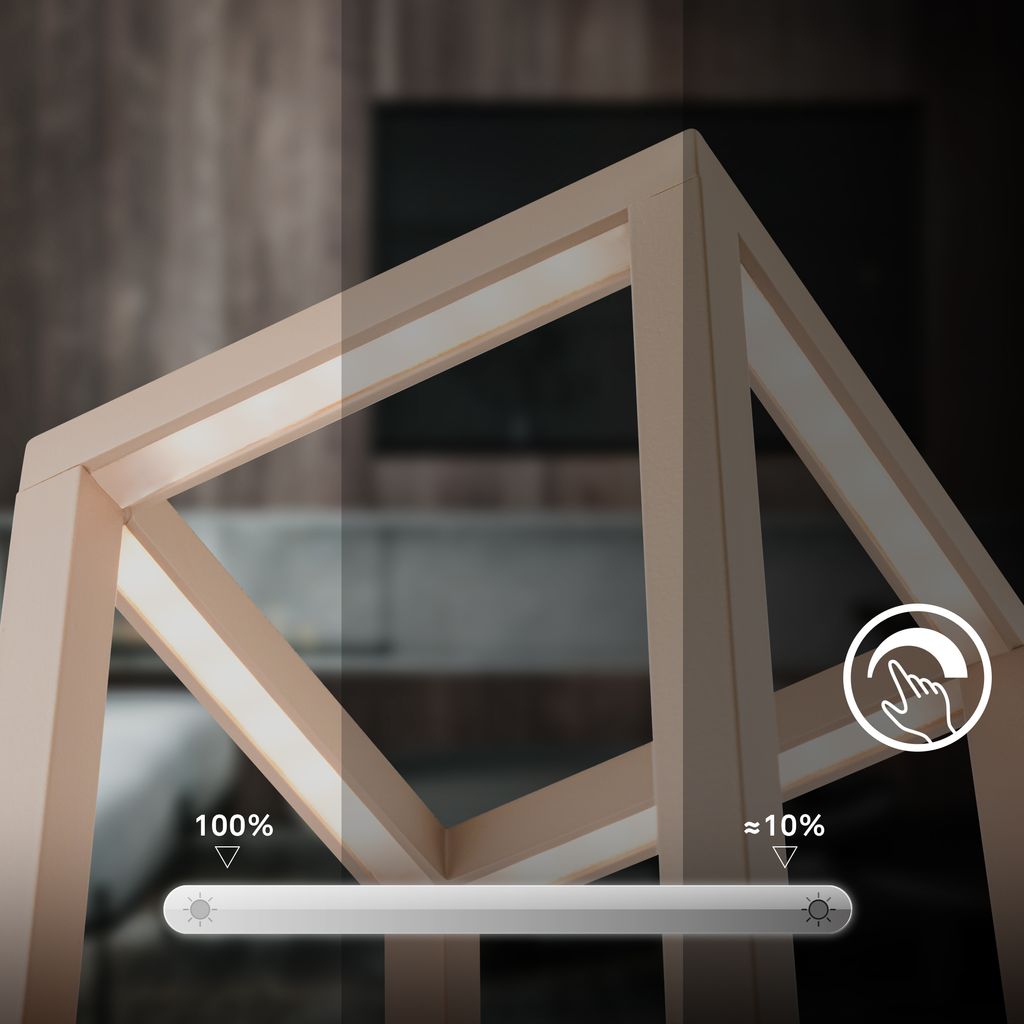 Laer Tischleuchte - 1,8W, 50lm, Kabellos, LED, Dimmbar, Touch, CCT, Beige