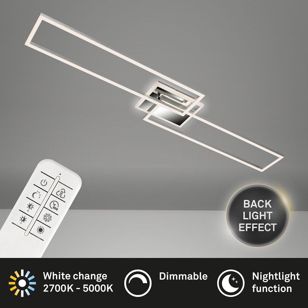 LED CCT Frame 110 cm 40W 5200lm chrome
