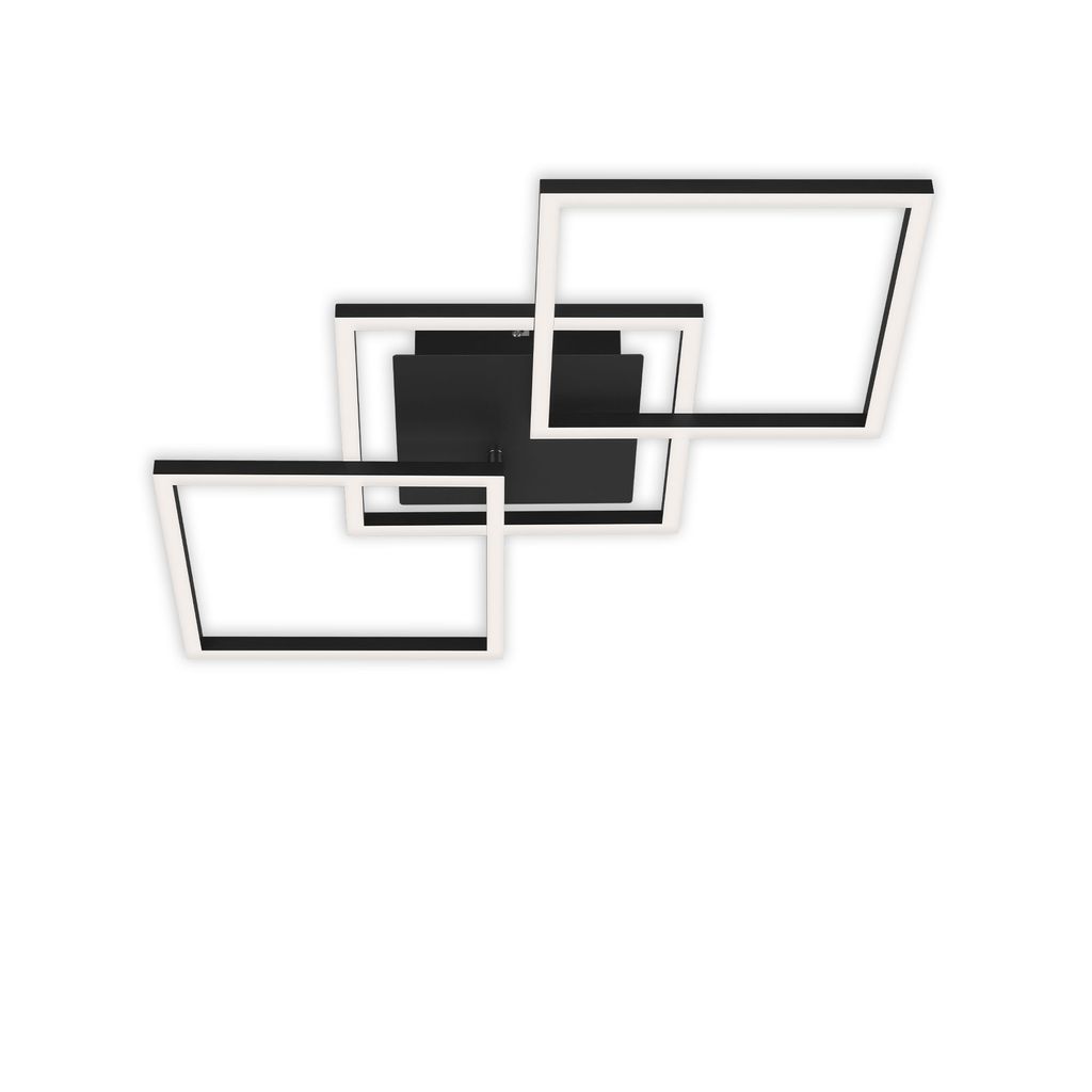 LED Deckenleuchte Dimmbar drehbar 30 W schwarz Metall-Kunststoff Briloner 8