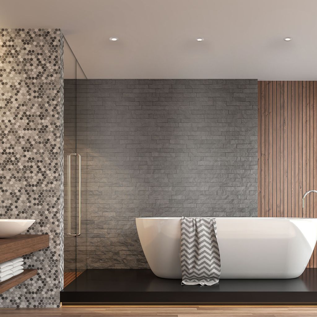 LED Einbauleuchte 3er Set 5W 3000K IP44 Ø7.5 cm Chrom Kunststoff Briloner 5