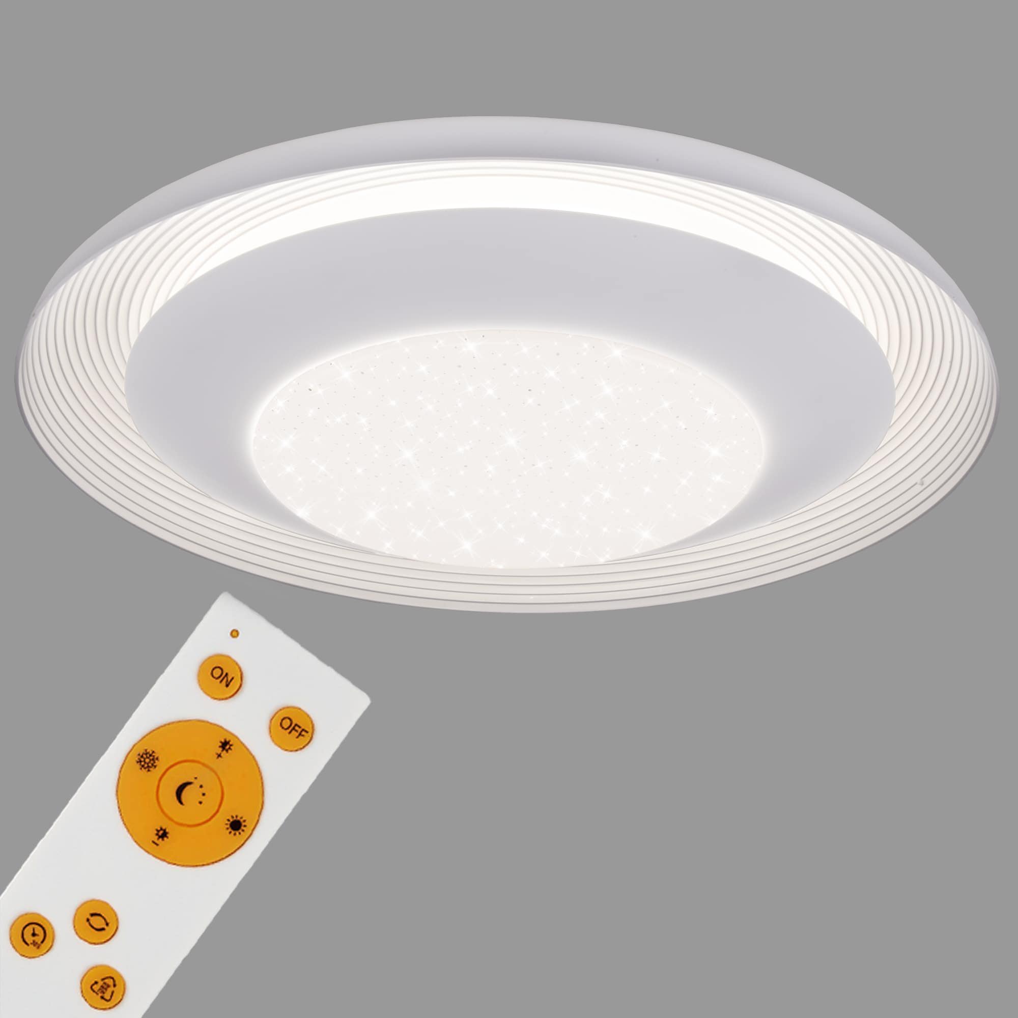 STERNENHIMMEL LED Deckenleuchte, Ø 49,5 cm, 24 W, Weiß