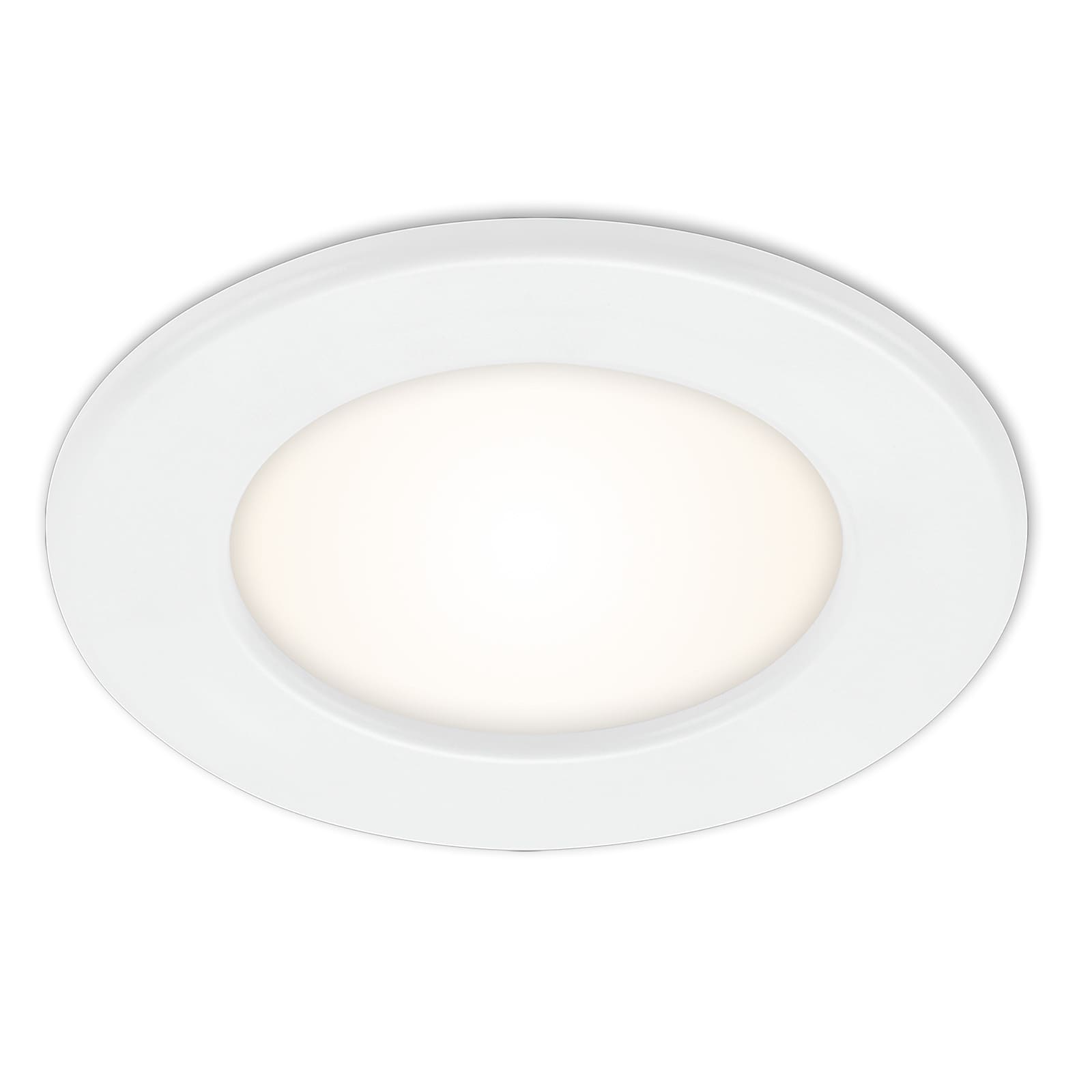 LED Einbauleuchte, Ø 11,5 cm, LED-Modul, 6W, 600 lm, weiß