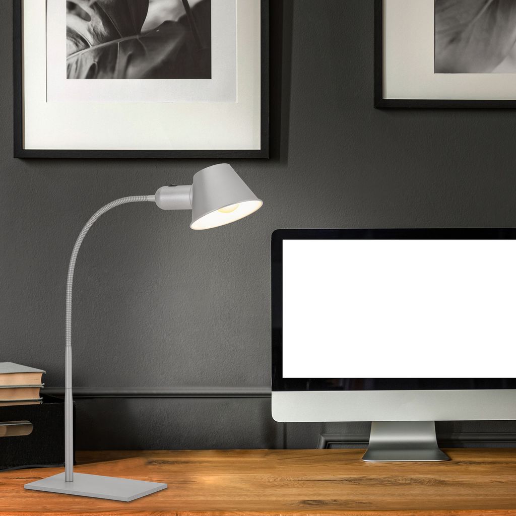 Lampada da tavolo 65 cm 1x exkl. E27 10W cromo