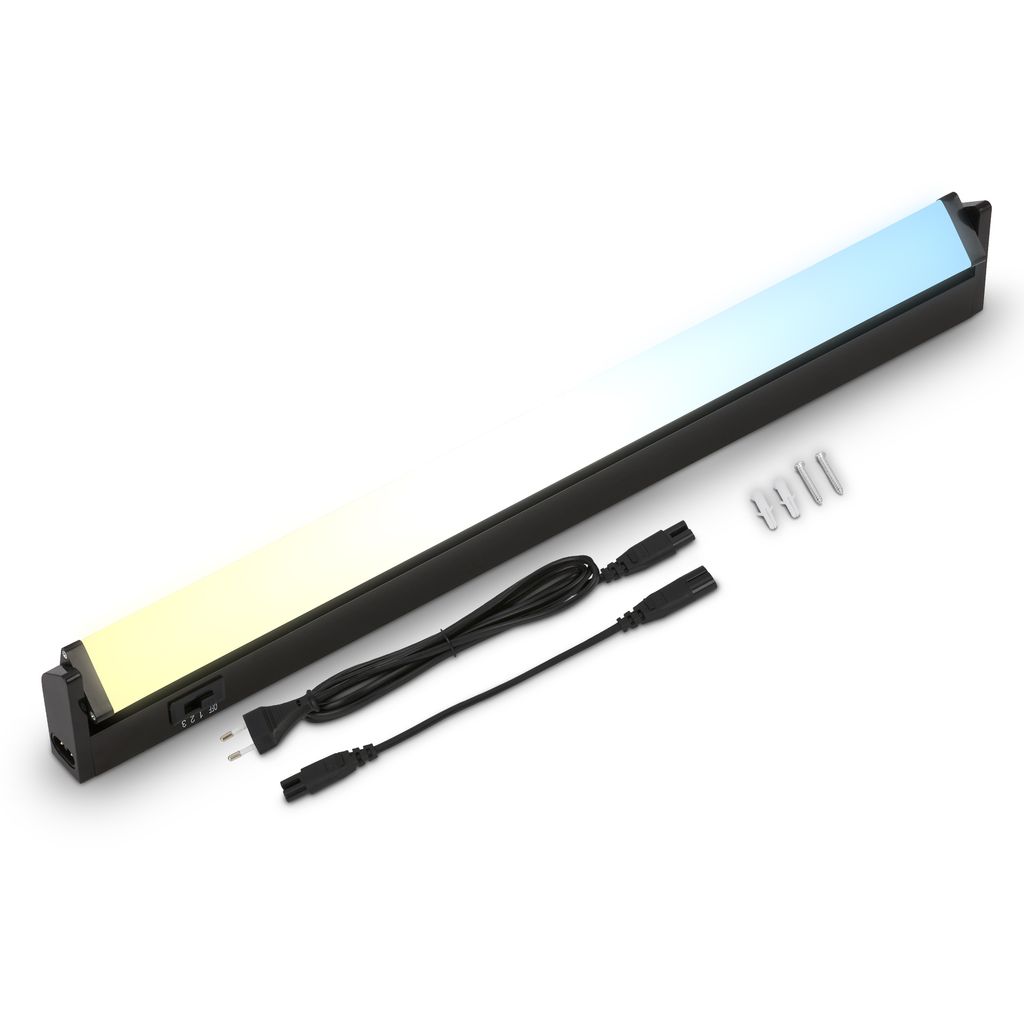LED Unterbaulampe Küchenlampe 54.5cm CCT schwenkbar 6.5W schwarz Briloner 0