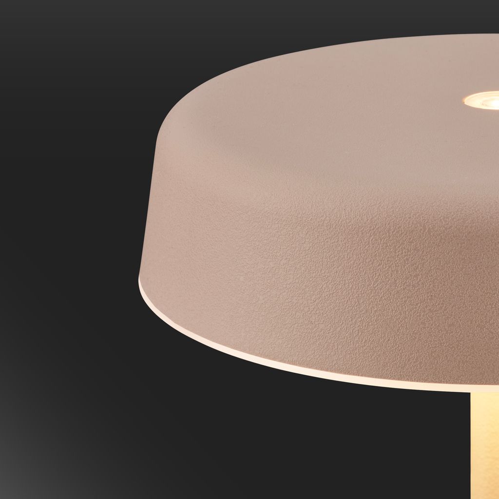 Pala Tischlampe - 2W, 200lm, Kabellos, LED, Touch, Dimmbar, Beige