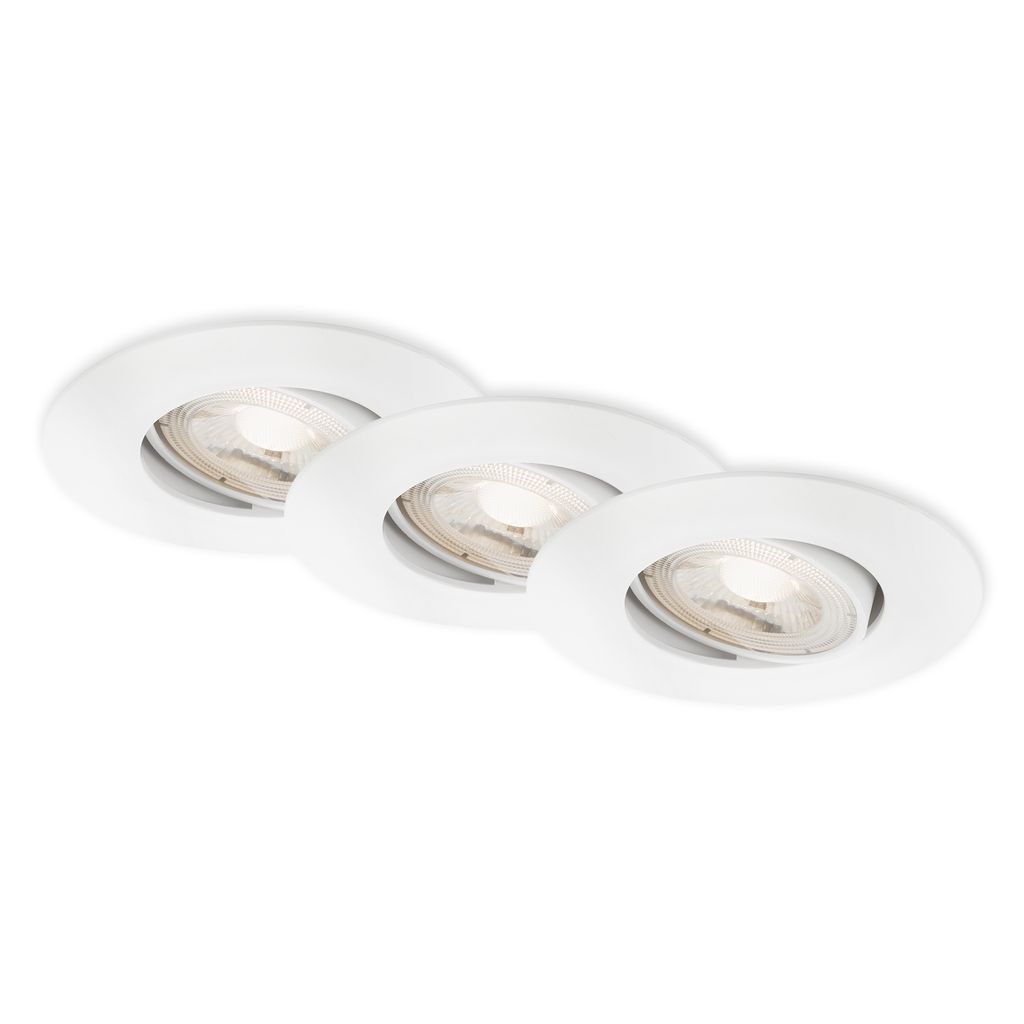 LED Einbauleuchte 4,4 cm 3x 4,9 Watt 480lm weiß