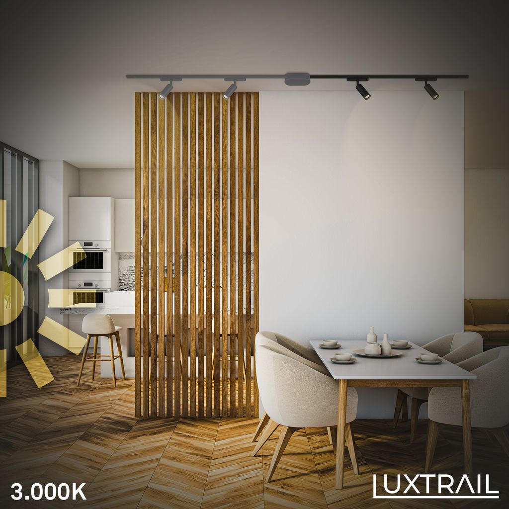 Briloner Luxtrail Schienensystem, Erweiterungsset, 2x LED Spots, Schwarz