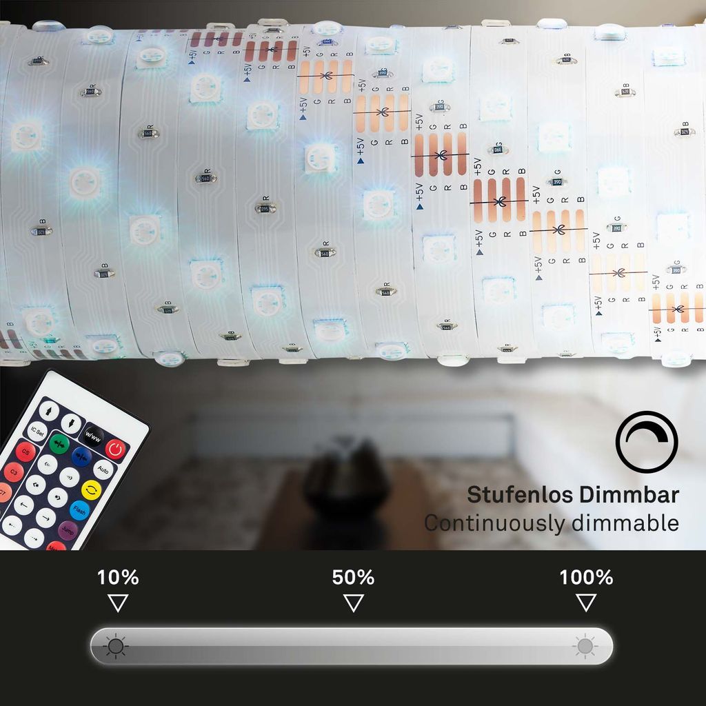 LED RGB Band 500 cm 0,12W weiß