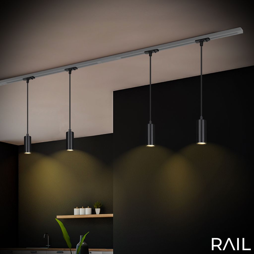 Briloner Rail Schienensystem. Dimmbar. Kombinierbar. Zubehör. Schwarz. Ø4 x 10 cm 5