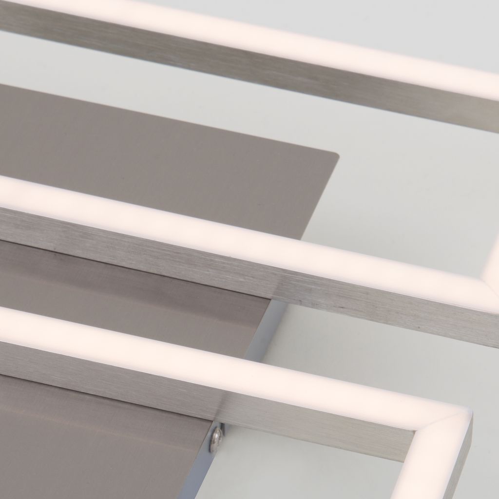 LED Frame 28 cm 2x14,5W 1400lm matt-nickel