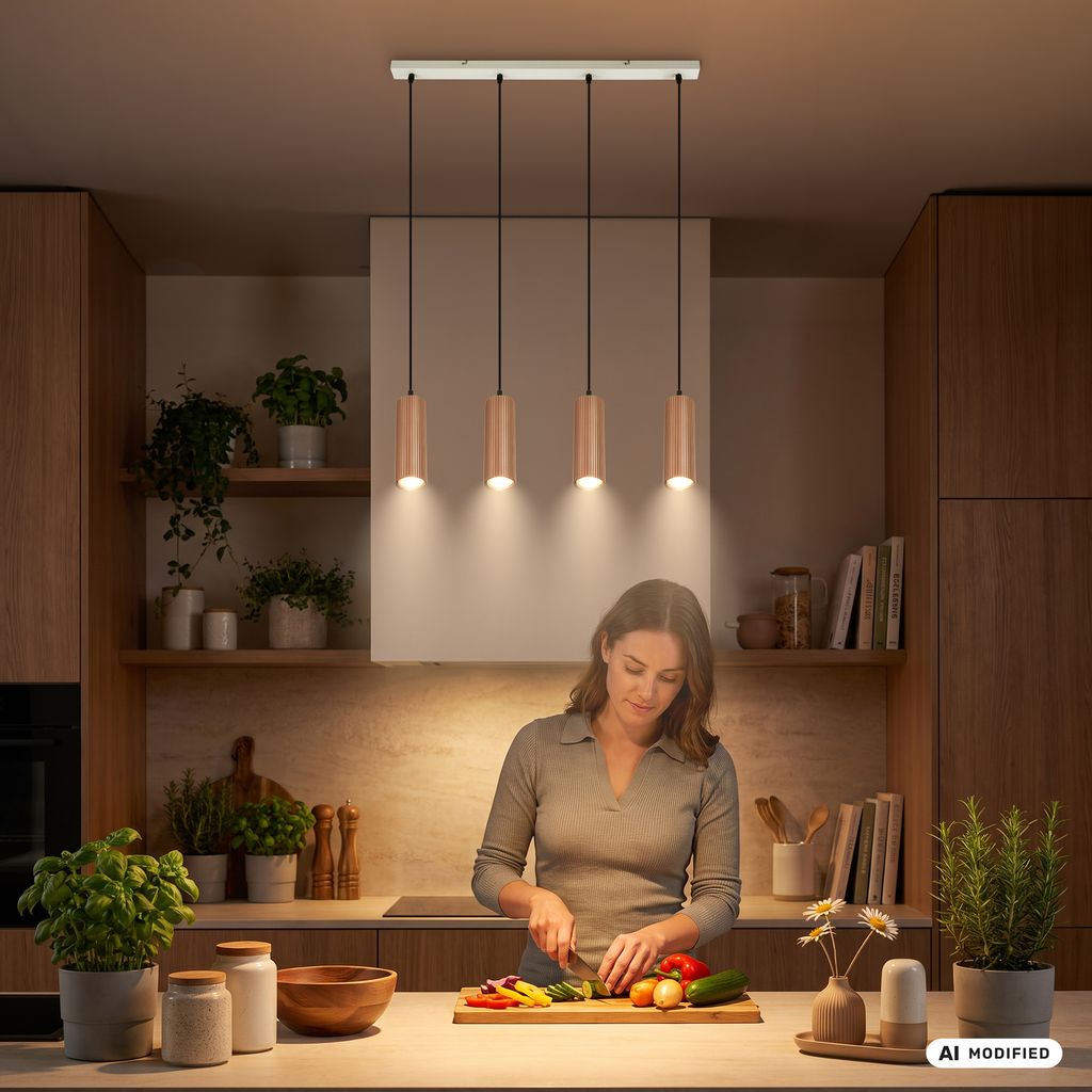 Ida Pendant Light - GU10 Socket, Max. 9W, Height-Adjustable, Coffee-Warm Grey