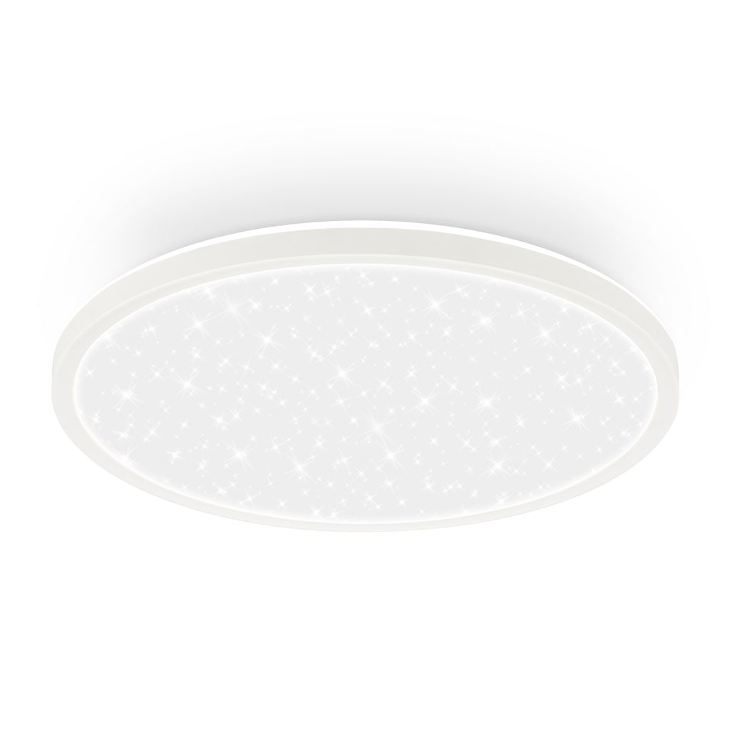 Slim LED Panel Ø29.3 cm - 18W, 2400lm, Starry Sky, Neutral White, White