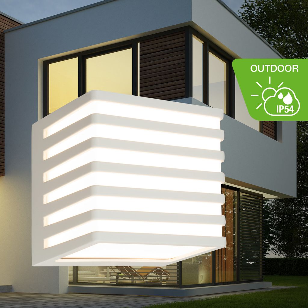 Wandlampe Außen Außenleuchte Außenbeleuchtung Spritzwasser- und Staubschutz 4