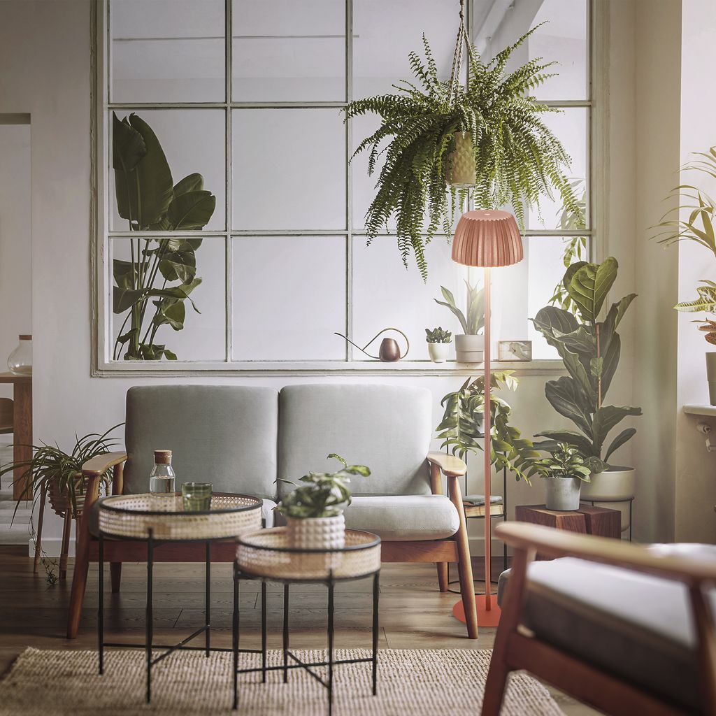 LED Stehlampe kabellos LED Stehleuchte Standleuchte Akku Wohnzimmer dimmbar 8