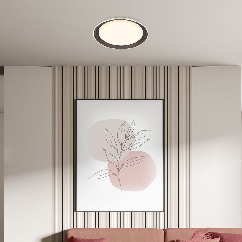 LED Deckenlampe LED Deckenleuchte Wohnzimmer Schlafzimmer Flur Dekor Warmweiß 4