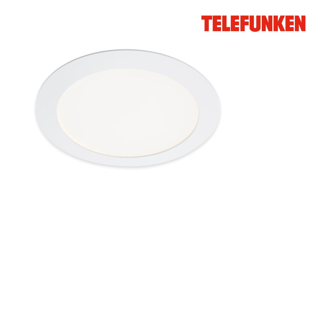 LED Einbauleuchte Smart WiFi App Steuerung Bluetooth 12 W weiß Metall Telefunken 3
