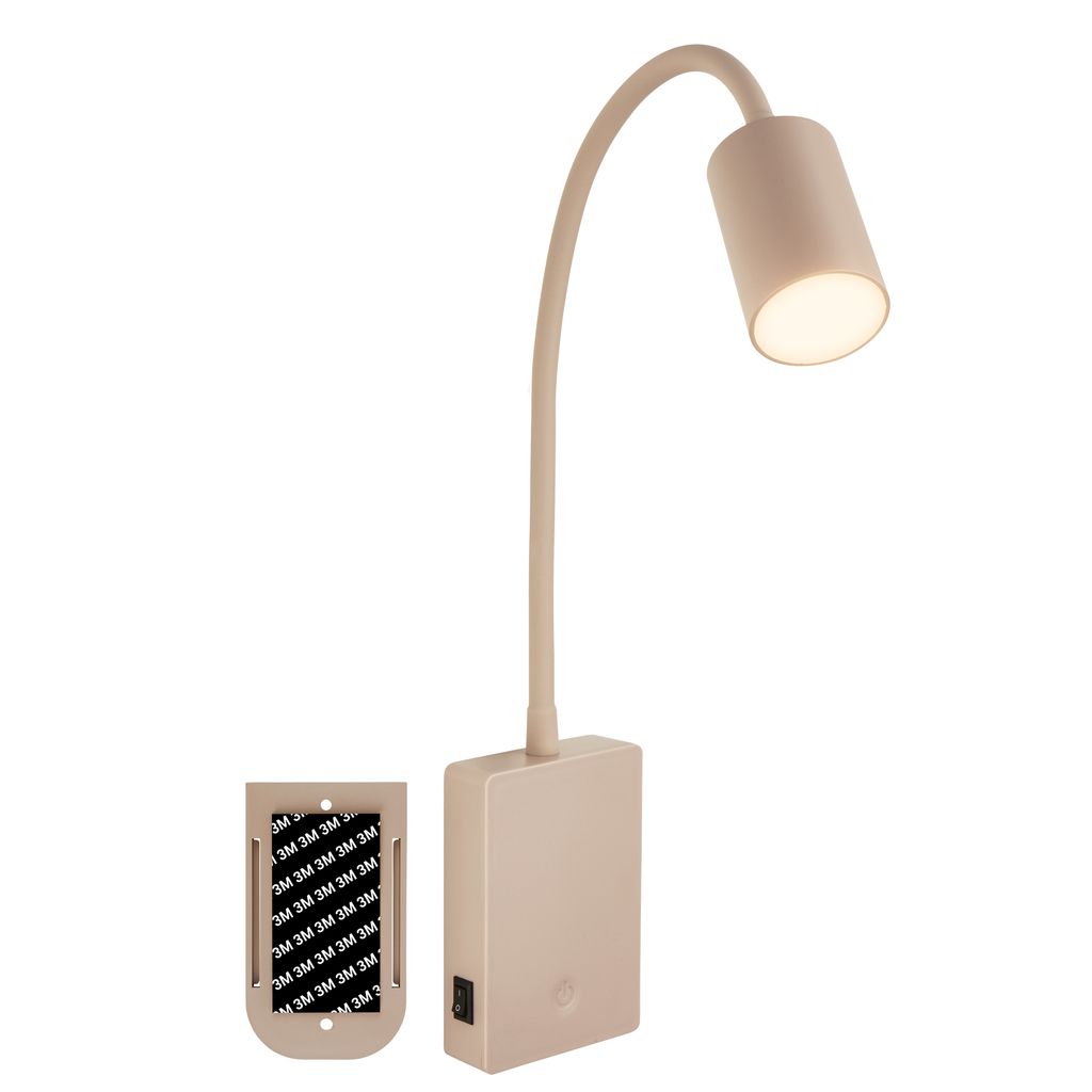 Smooth Leselampe - 2W, 150lm, Akku, LED, Dimmbar, Beige