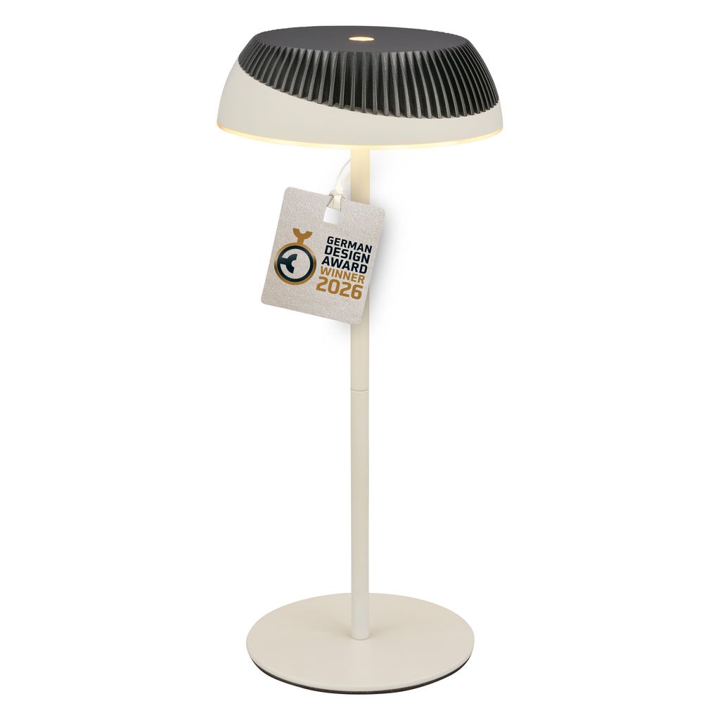 Alusta Tischleuchte - 2W, 200lm, Akku, LED, Touch, Dimmbar, Anthrazit metallic, Warm Grey