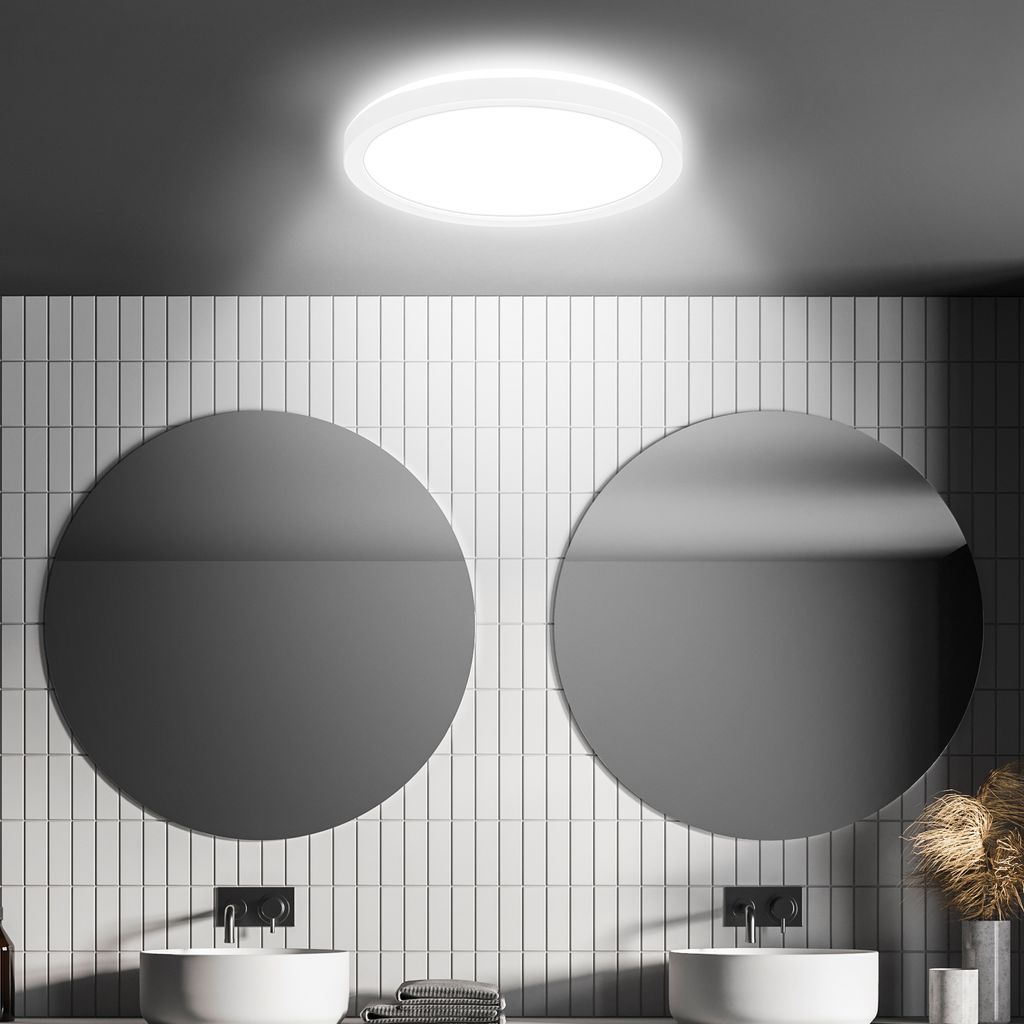 LED Deckenlampe Bewegungsmelder IP44 LED Badlampe Badezimmerleuchte Flach 6
