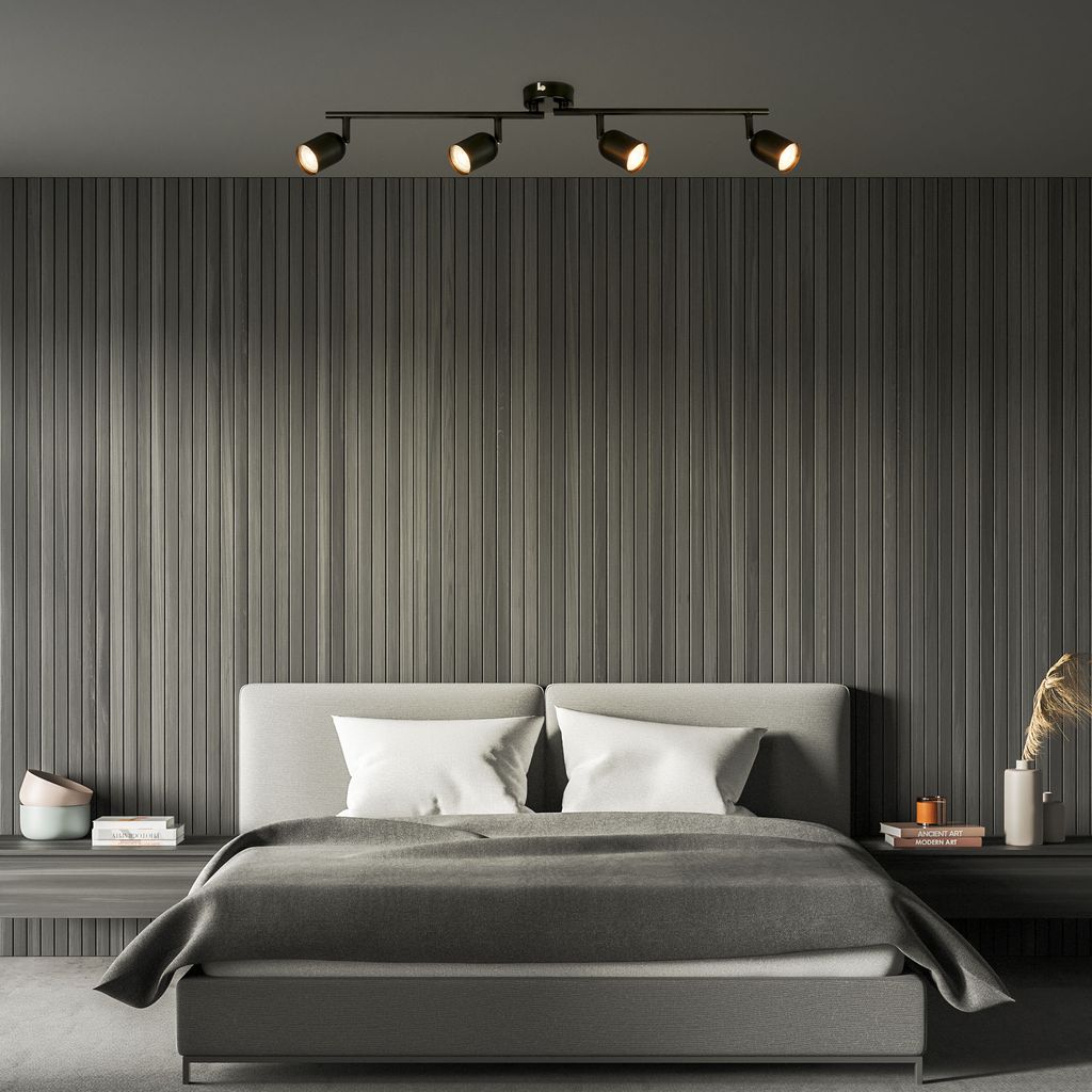 BRILONER Deckenleuchte. Schwenkbar. GU10 Fassung. schwarz. 70.5 x 8 x 11 cm 5