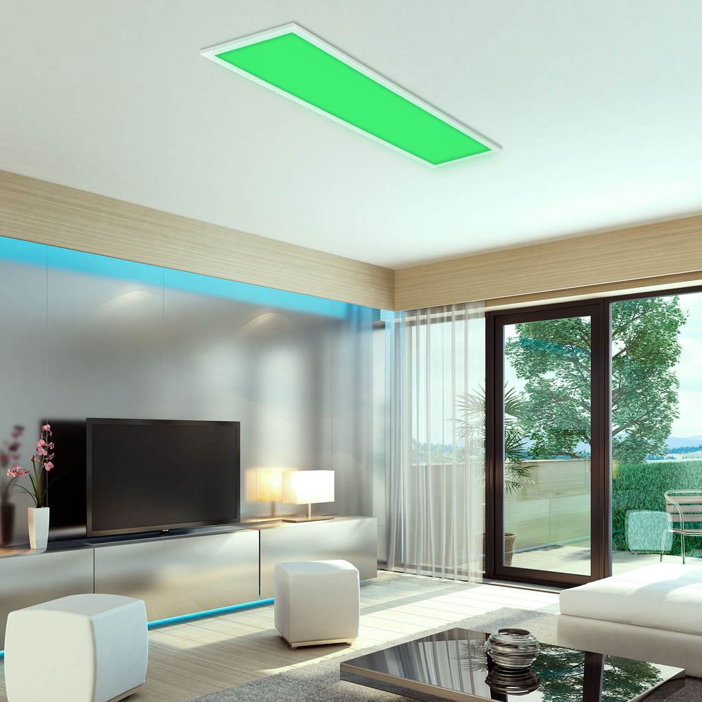 RGB CCT LED Panel, 100 cm, 24 W, Weiß