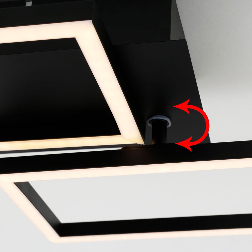 LED CCT Frame 110 cm 2x40W 2200lm black