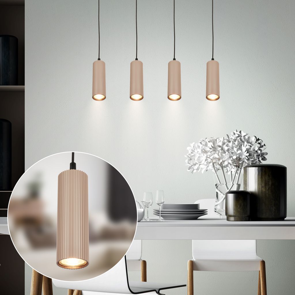 Ida Pendelleuchte - GU10 Fassung, max. 9W, Höhenverstellbar, Beige
