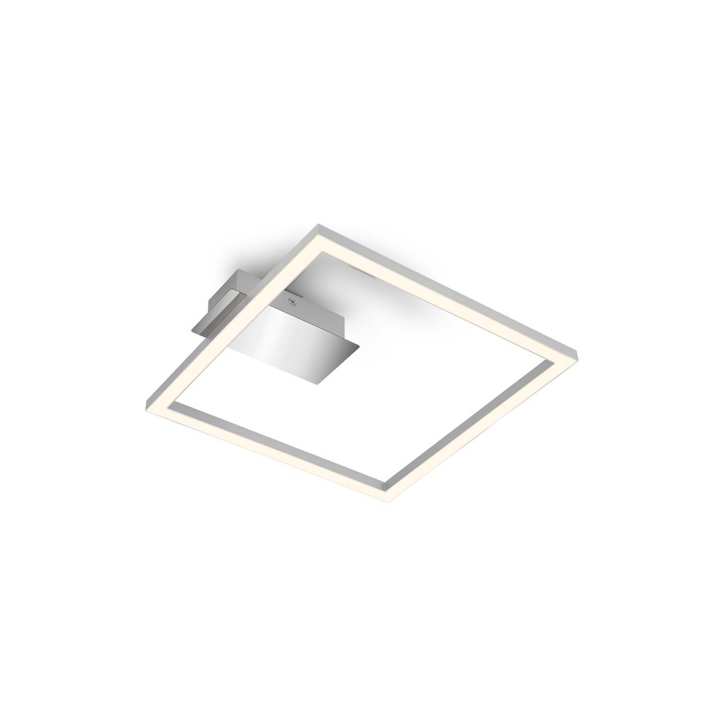 LED Deckenleuchte, 26,5 cm, 14W, 400lm, chrom-matt