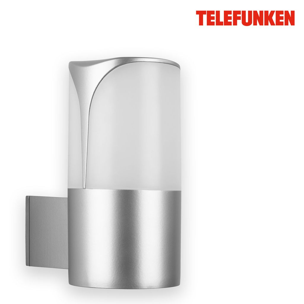 Außenleuchte, silber, 1x E27 exkl.