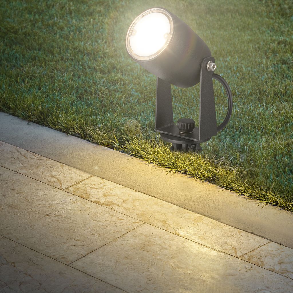 CONNECT TO SHINE Erweiterungsset Iris mit 3er Set LED Gartenstrahler, IP65